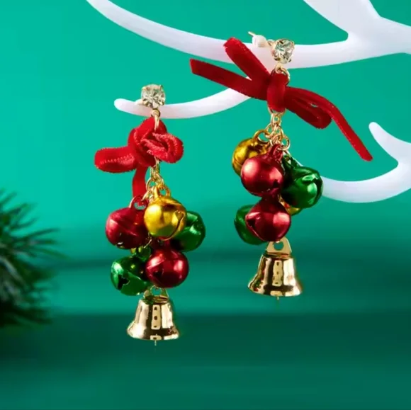 Jingle Bell Earrings 🎄 - Picture 3 of 5